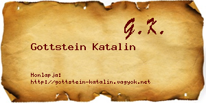 Gottstein Katalin névjegykártya